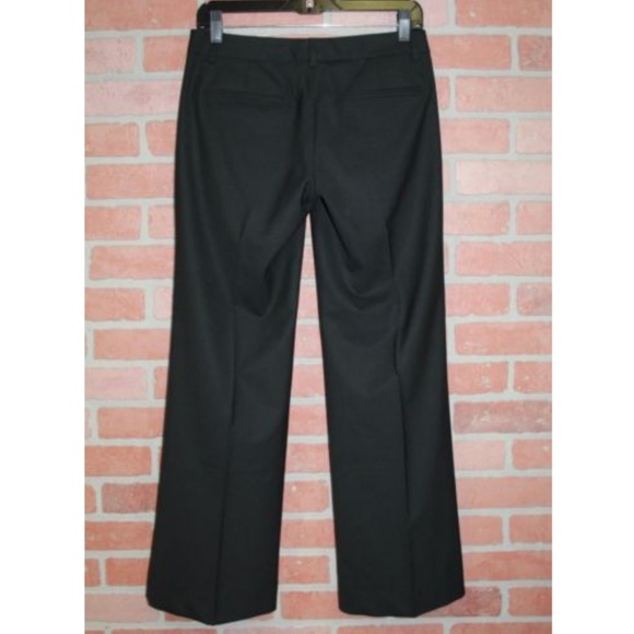 Theory Black Wool Relaxed Straight Dress Pants - Picture 4 of 6
